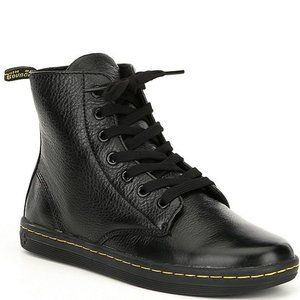 Dr. Martens Leyton Black Sneaker Boots Booties 7